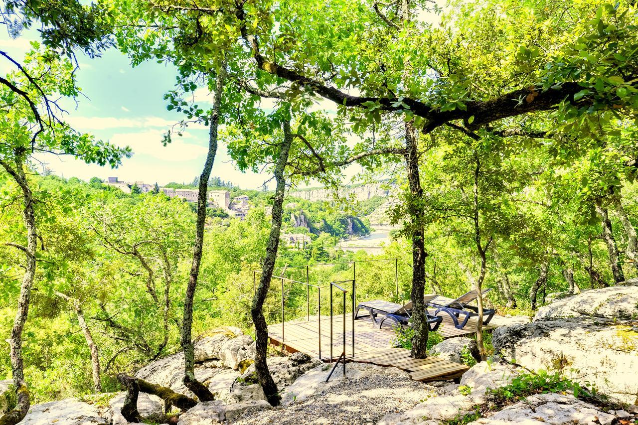 Cabanes Lodges Le Serviere Balazuc Exteriör bild